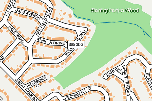 S65 3DG map - OS OpenMap – Local (Ordnance Survey) S65 3DG map - OS OpenMap – Local (Ordnance Survey)