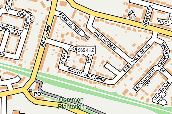S65 4HZ map - OS OpenMap – Local (Ordnance Survey) S65 4HZ map - OS OpenMap – Local (Ordnance Survey)