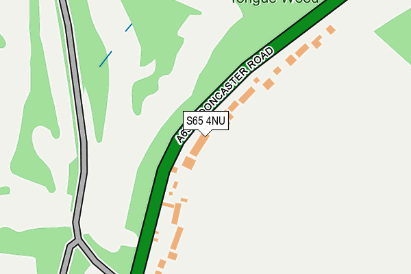 S65 4NU map - OS OpenMap – Local (Ordnance Survey) S65 4NU map - OS OpenMap – Local (Ordnance Survey)