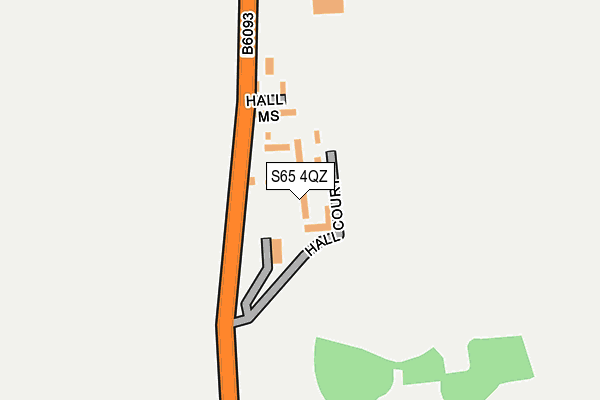 S65 4QZ map - OS OpenMap – Local (Ordnance Survey) S65 4QZ map - OS OpenMap – Local (Ordnance Survey)
