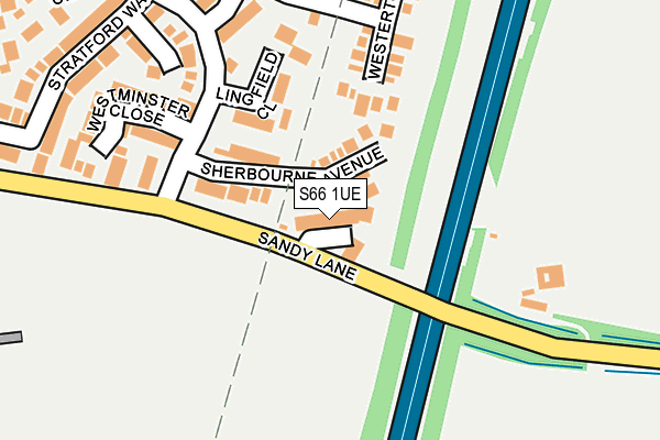 S66 1UE map - OS OpenMap – Local (Ordnance Survey) S66 1UE map - OS OpenMap – Local (Ordnance Survey)