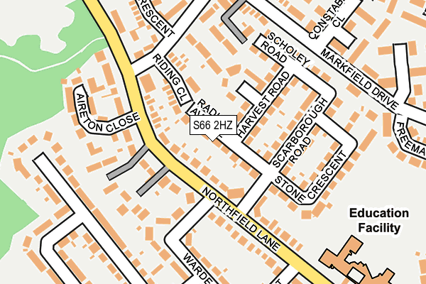 S66 2HZ map - OS OpenMap – Local (Ordnance Survey) S66 2HZ map - OS OpenMap – Local (Ordnance Survey)
