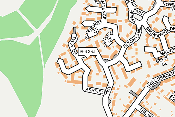 S66 3RJ map - OS OpenMap – Local (Ordnance Survey) S66 3RJ map - OS OpenMap – Local (Ordnance Survey)