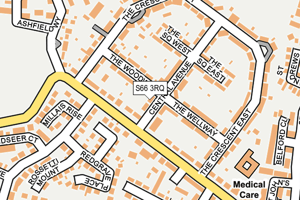S66 3RQ map - OS OpenMap – Local (Ordnance Survey) S66 3RQ map - OS OpenMap – Local (Ordnance Survey)