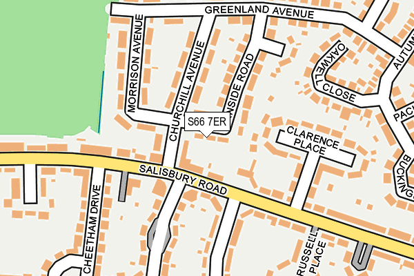 S66 7ER map - OS OpenMap – Local (Ordnance Survey) S66 7ER map - OS OpenMap – Local (Ordnance Survey)