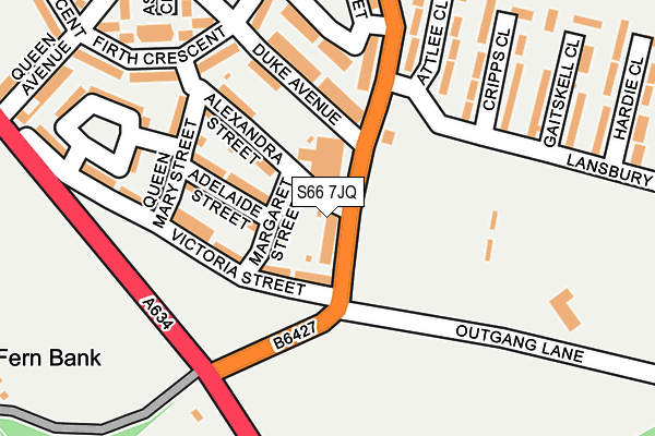 S66 7JQ map - OS OpenMap – Local (Ordnance Survey) S66 7JQ map - OS OpenMap – Local (Ordnance Survey)