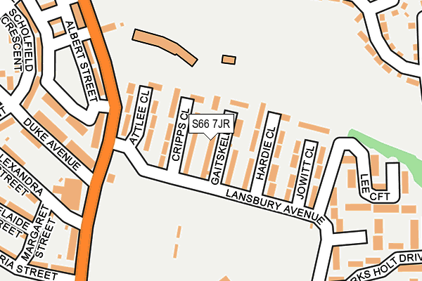 S66 7JR map - OS OpenMap – Local (Ordnance Survey) S66 7JR map - OS OpenMap – Local (Ordnance Survey)