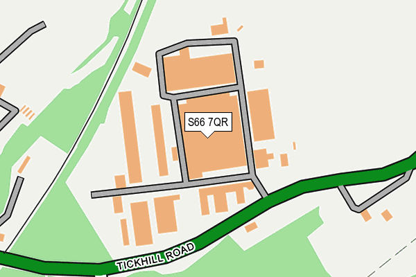 S66 7QR map - OS OpenMap – Local (Ordnance Survey) S66 7QR map - OS OpenMap – Local (Ordnance Survey)