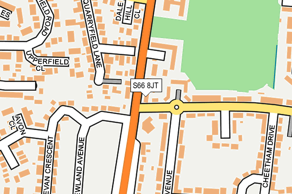 S66 8JT map - OS OpenMap – Local (Ordnance Survey) S66 8JT map - OS OpenMap – Local (Ordnance Survey)