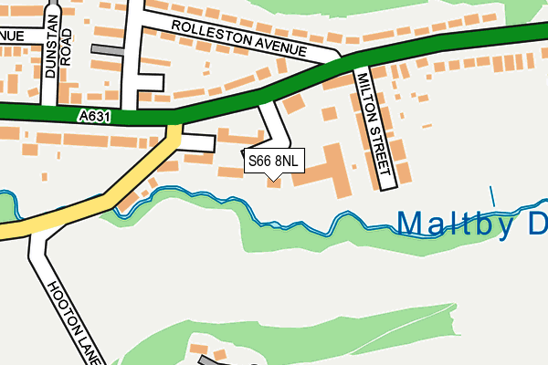 S66 8NL map - OS OpenMap – Local (Ordnance Survey) S66 8NL map - OS OpenMap – Local (Ordnance Survey)