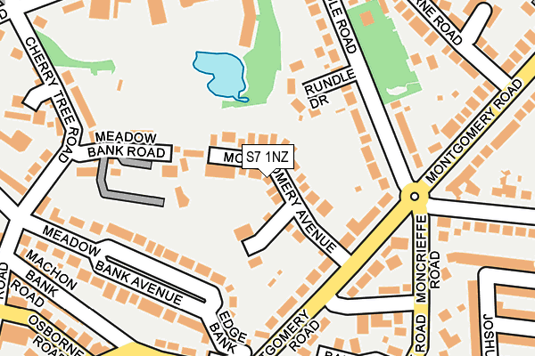S7 1NZ map - OS OpenMap – Local (Ordnance Survey) S7 1NZ map - OS OpenMap – Local (Ordnance Survey)
