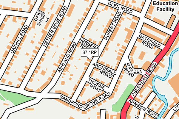 S7 1RP map - OS OpenMap – Local (Ordnance Survey) S7 1RP map - OS OpenMap – Local (Ordnance Survey)