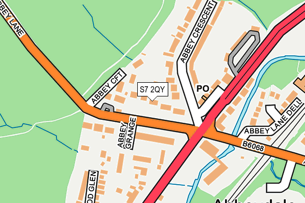 S7 2QY map - OS OpenMap – Local (Ordnance Survey) S7 2QY map - OS OpenMap – Local (Ordnance Survey)