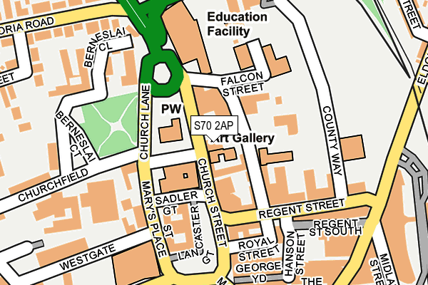 S70 2AP map - OS OpenMap – Local (Ordnance Survey) S70 2AP map - OS OpenMap – Local (Ordnance Survey)