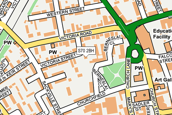 S70 2BH map - OS OpenMap – Local (Ordnance Survey) S70 2BH map - OS OpenMap – Local (Ordnance Survey)
