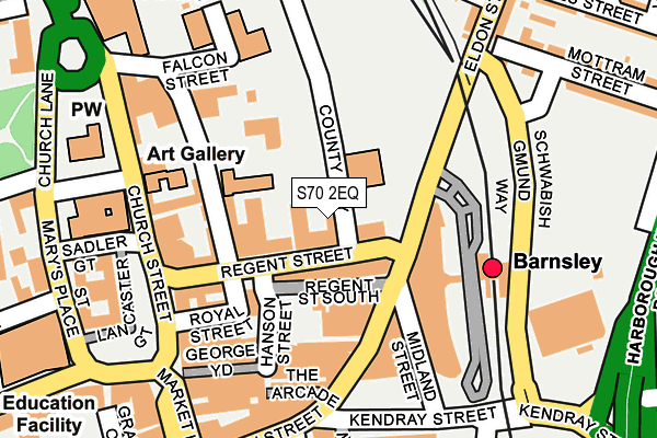 S70 2EQ map - OS OpenMap – Local (Ordnance Survey) S70 2EQ map - OS OpenMap – Local (Ordnance Survey)