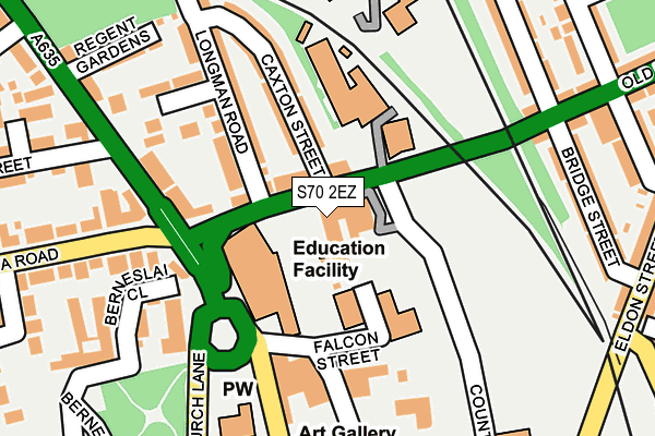 S70 2EZ map - OS OpenMap – Local (Ordnance Survey) S70 2EZ map - OS OpenMap – Local (Ordnance Survey)