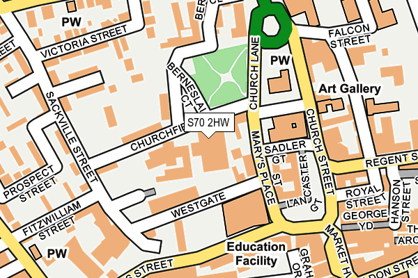 S70 2HW map - OS OpenMap – Local (Ordnance Survey) S70 2HW map - OS OpenMap – Local (Ordnance Survey)