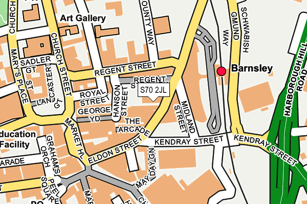 S70 2JL map - OS OpenMap – Local (Ordnance Survey) S70 2JL map - OS OpenMap – Local (Ordnance Survey)