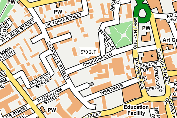 S70 2JT map - OS OpenMap – Local (Ordnance Survey) S70 2JT map - OS OpenMap – Local (Ordnance Survey)