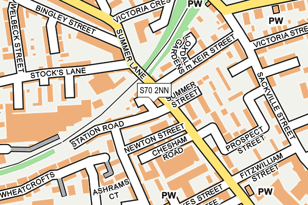 S70 2NN map - OS OpenMap – Local (Ordnance Survey) S70 2NN map - OS OpenMap – Local (Ordnance Survey)