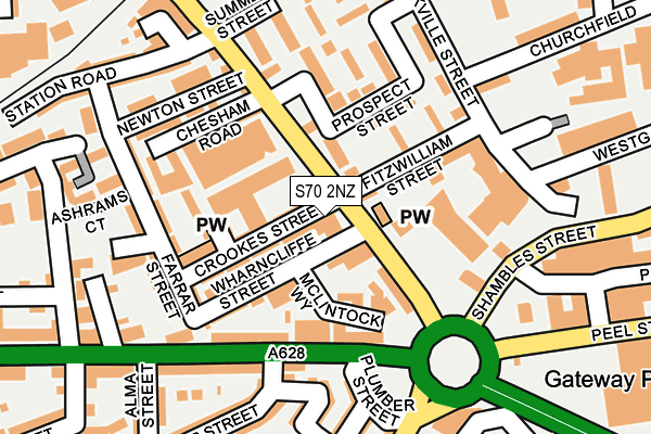S70 2NZ map - OS OpenMap – Local (Ordnance Survey) S70 2NZ map - OS OpenMap – Local (Ordnance Survey)