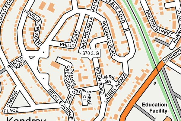 S70 3JG maps, stats, and open data