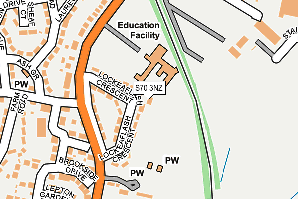 S70 3NZ map - OS OpenMap – Local (Ordnance Survey) S70 3NZ map - OS OpenMap – Local (Ordnance Survey)