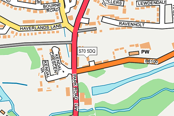 S70 5DQ map - OS OpenMap – Local (Ordnance Survey) S70 5DQ map - OS OpenMap – Local (Ordnance Survey)