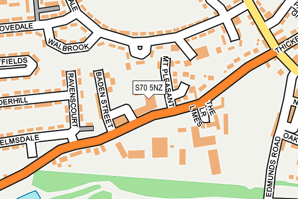 S70 5NZ map - OS OpenMap – Local (Ordnance Survey) S70 5NZ map - OS OpenMap – Local (Ordnance Survey)