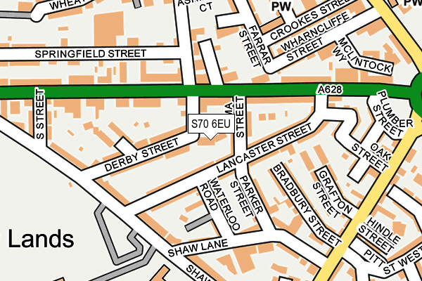 S70 6EU map - OS OpenMap – Local (Ordnance Survey) S70 6EU map - OS OpenMap – Local (Ordnance Survey)