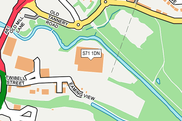 S71 1DN map - OS OpenMap – Local (Ordnance Survey) S71 1DN map - OS OpenMap – Local (Ordnance Survey)