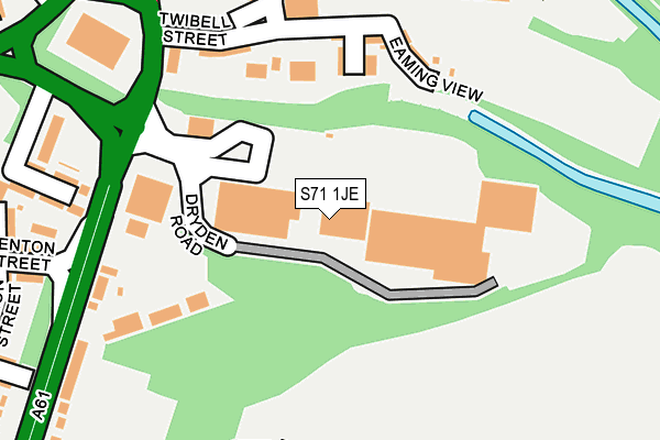 S71 1JE map - OS OpenMap – Local (Ordnance Survey) S71 1JE map - OS OpenMap – Local (Ordnance Survey)