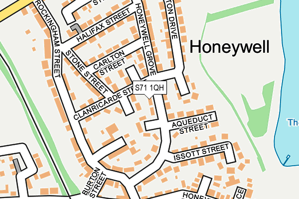 S71 1QH map - OS OpenMap – Local (Ordnance Survey) S71 1QH map - OS OpenMap – Local (Ordnance Survey)