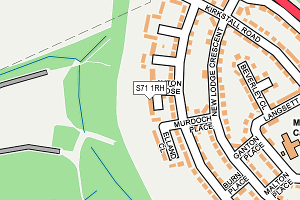 S71 1RH map - OS OpenMap – Local (Ordnance Survey) S71 1RH map - OS OpenMap – Local (Ordnance Survey)