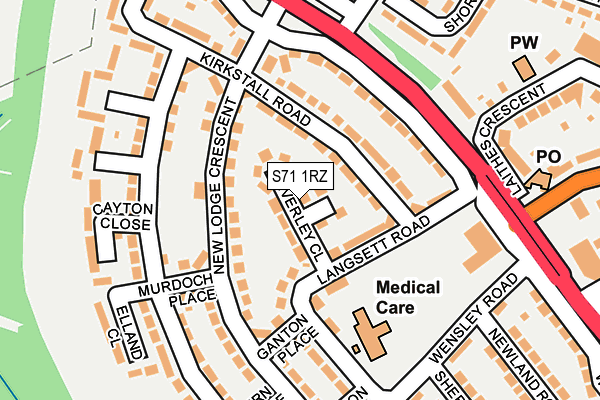 S71 1RZ maps, stats, and open data