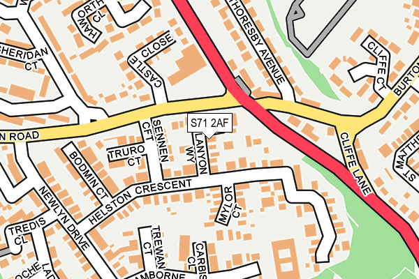 S71 2AF maps, stats, and open data