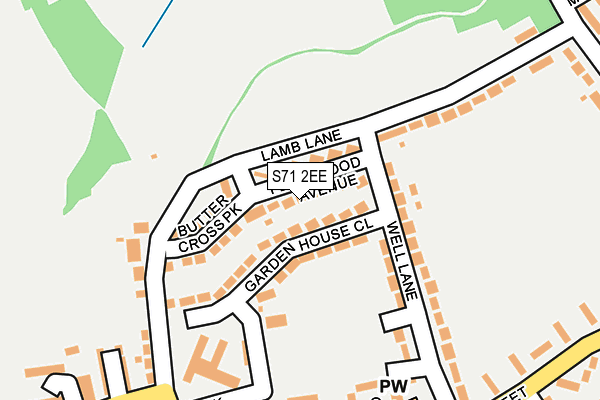 S71 2EE map - OS OpenMap – Local (Ordnance Survey) S71 2EE map - OS OpenMap – Local (Ordnance Survey)