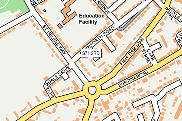 S71 2RD map - OS OpenMap – Local (Ordnance Survey) S71 2RD map - OS OpenMap – Local (Ordnance Survey)