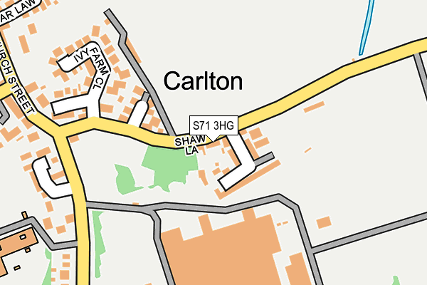 S71 3HG map - OS OpenMap – Local (Ordnance Survey) S71 3HG map - OS OpenMap – Local (Ordnance Survey)