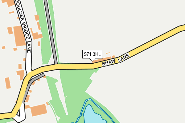 S71 3HL map - OS OpenMap – Local (Ordnance Survey) S71 3HL map - OS OpenMap – Local (Ordnance Survey)