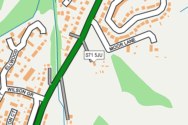 S71 5JU map - OS OpenMap – Local (Ordnance Survey) S71 5JU map - OS OpenMap – Local (Ordnance Survey)
