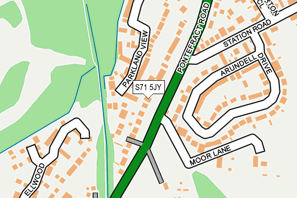S71 5JY maps, stats, and open data