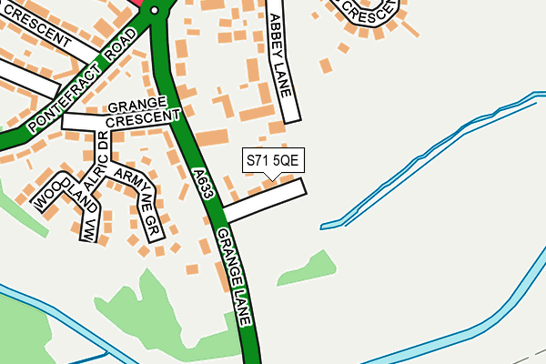 S71 5QE map - OS OpenMap – Local (Ordnance Survey) S71 5QE map - OS OpenMap – Local (Ordnance Survey)