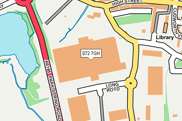 S72 7GH map - OS OpenMap – Local (Ordnance Survey) S72 7GH map - OS OpenMap – Local (Ordnance Survey)