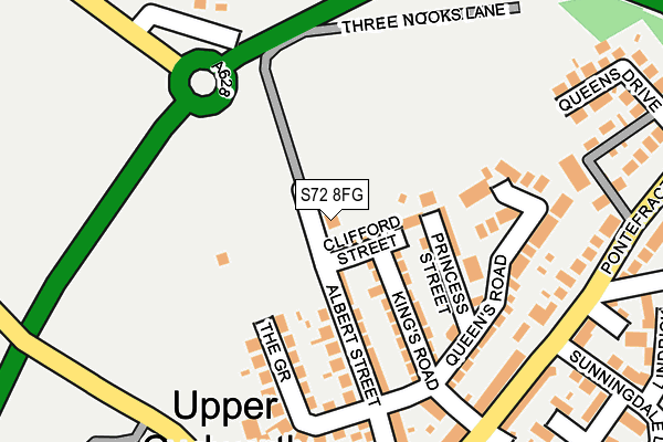 S72 8FG map - OS OpenMap – Local (Ordnance Survey) S72 8FG map - OS OpenMap – Local (Ordnance Survey)