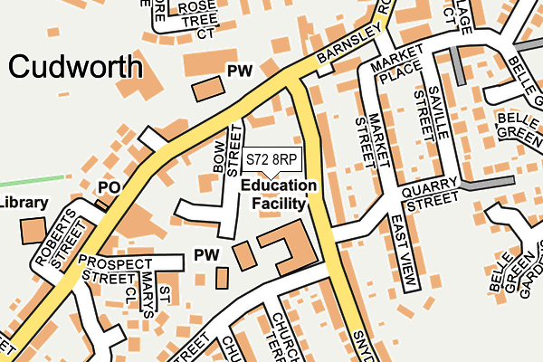 S72 8RP map - OS OpenMap – Local (Ordnance Survey) S72 8RP map - OS OpenMap – Local (Ordnance Survey)