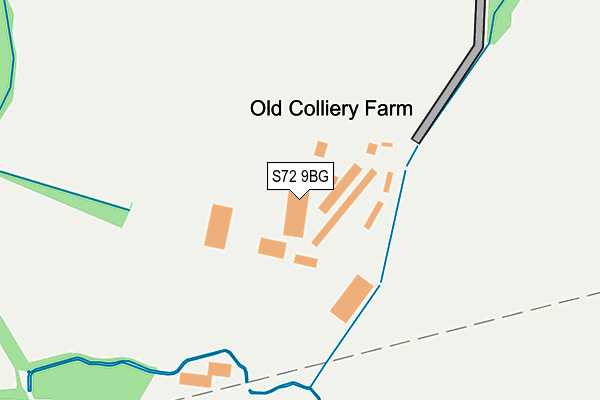 S72 9BG map - OS OpenMap – Local (Ordnance Survey) S72 9BG map - OS OpenMap – Local (Ordnance Survey)