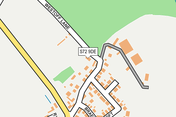 S72 9DE map - OS OpenMap – Local (Ordnance Survey) S72 9DE map - OS OpenMap – Local (Ordnance Survey)