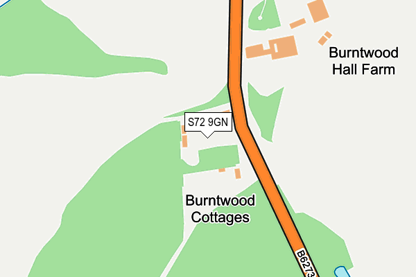 S72 9GN map - OS OpenMap – Local (Ordnance Survey) S72 9GN map - OS OpenMap – Local (Ordnance Survey)